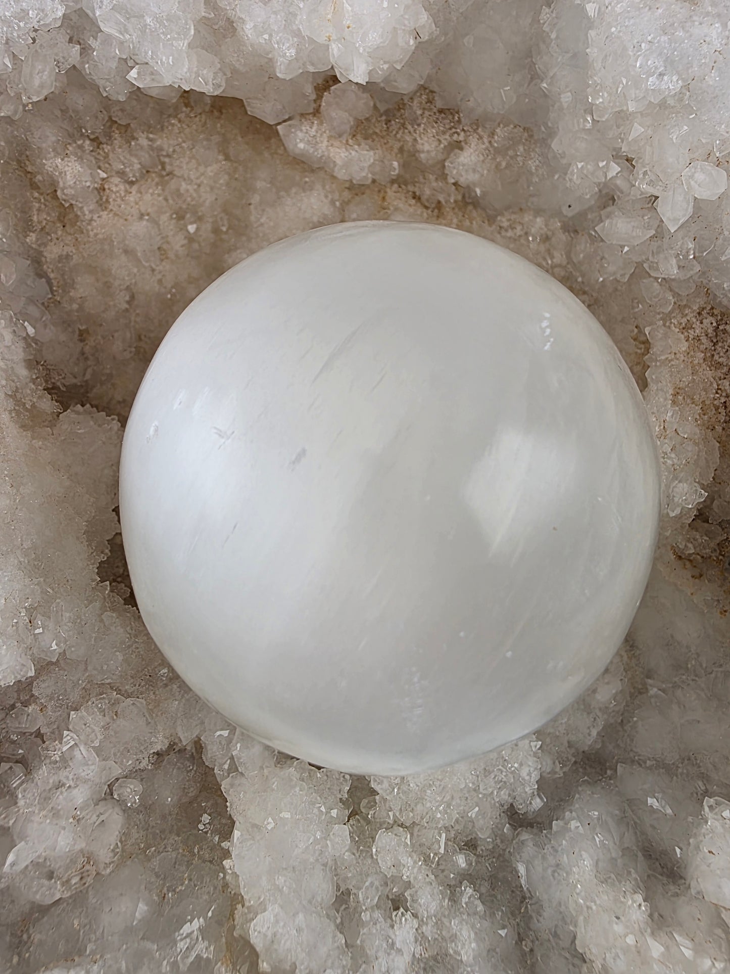 Selenite Sphere (Large Size)